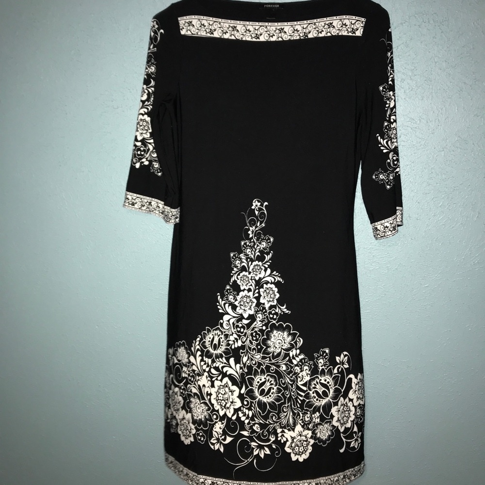 Black & Cream Dress